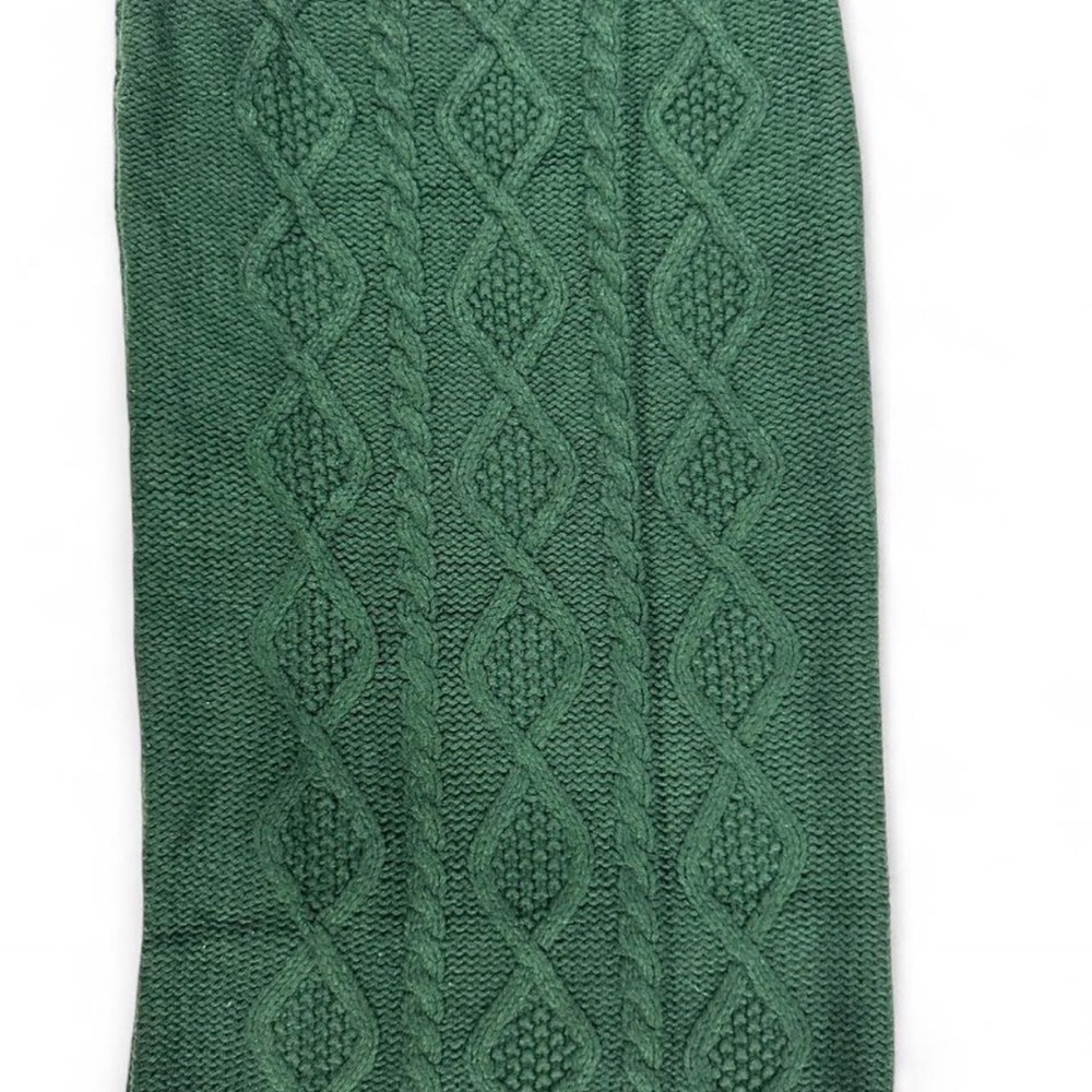 New York & Company Deep Green Knit Accessory